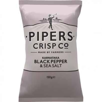 Pipers Black Pepper Sea Salt Chips Gr Foodlux