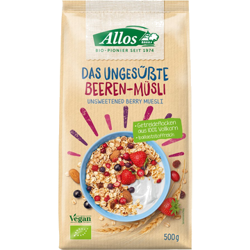 Muesli Non Sucré aux Baies Bio - 500 g - Foodlux